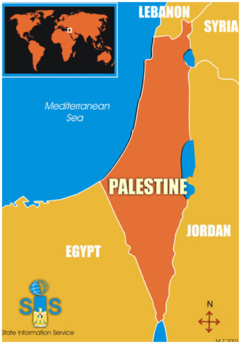 palestine carte
